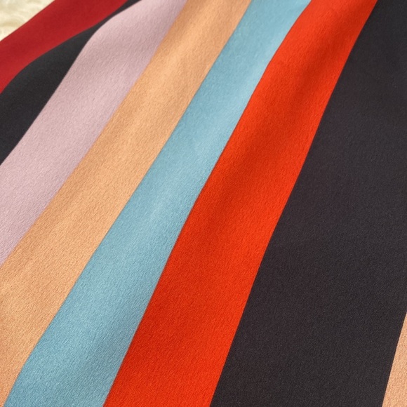 Bar III Multi - Color Striped Wrap Dress.  XS, S, M, L, XL - Picture 6 of 16